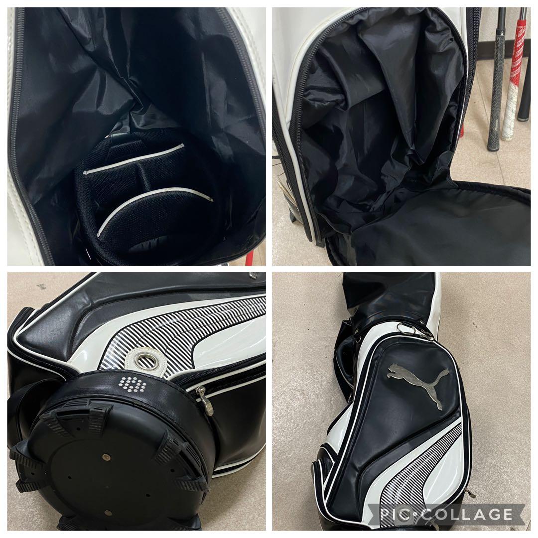 3-2422 PUMAゴルフバッグ・ゴルフクラブ11本セット