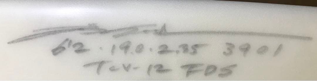 JSサーフボード　tcv-12 6,2 ジェイエスインダストリーズサーフボード