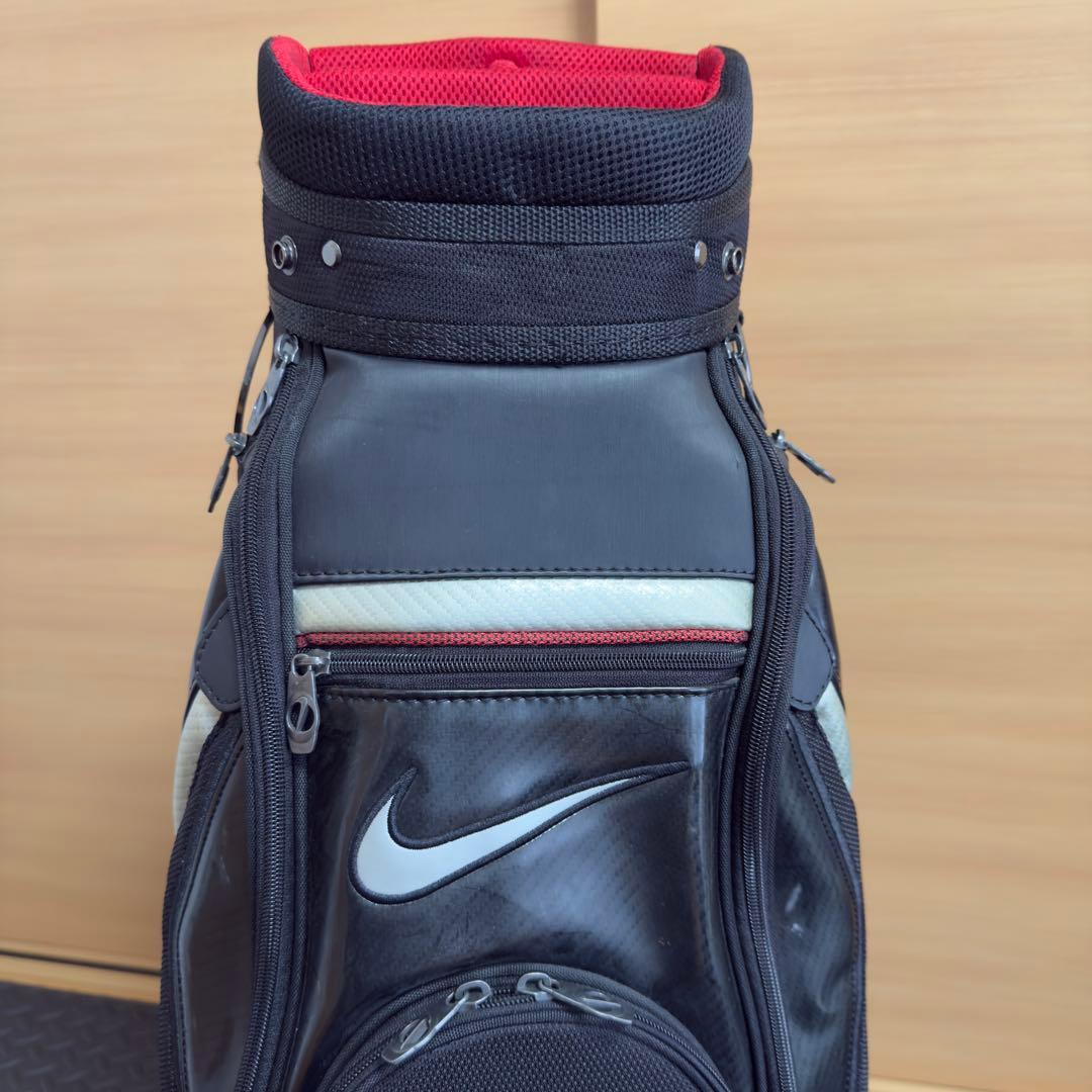 NIKE ナイキゴルフ キャディバッグ ブラック メンズ 6分割 ゴルフバッグ