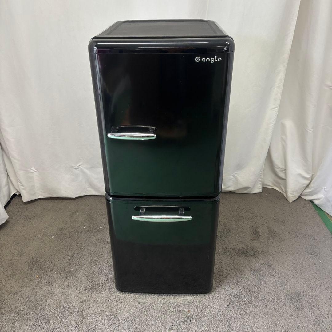 977　冷蔵庫　レトロ　黒　一人暮らし　安い　綺麗　中古　設置無料