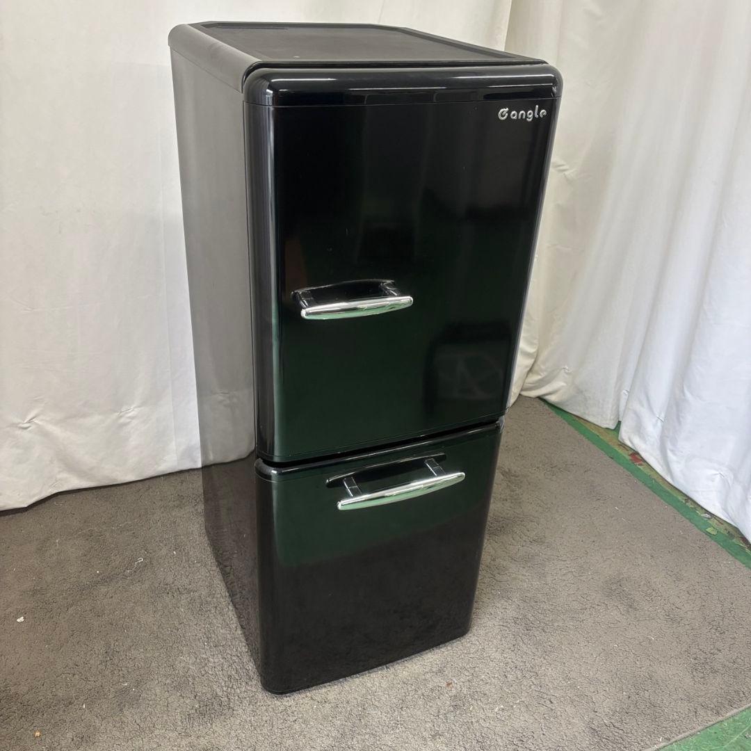 977　冷蔵庫　レトロ　黒　一人暮らし　安い　綺麗　中古　設置無料