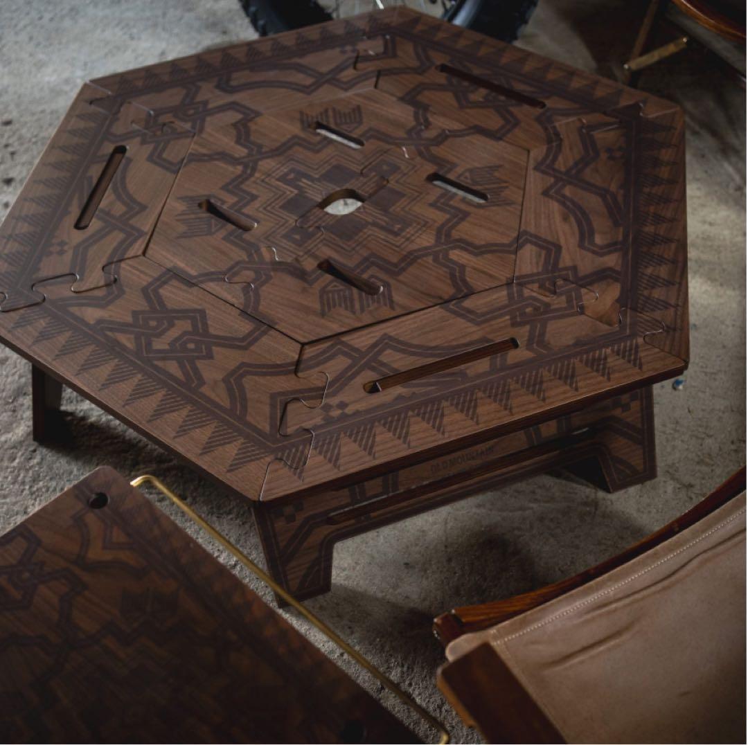 The Arth ×oldmountain 柄兄弟 六角テーブルヘキサテーブル