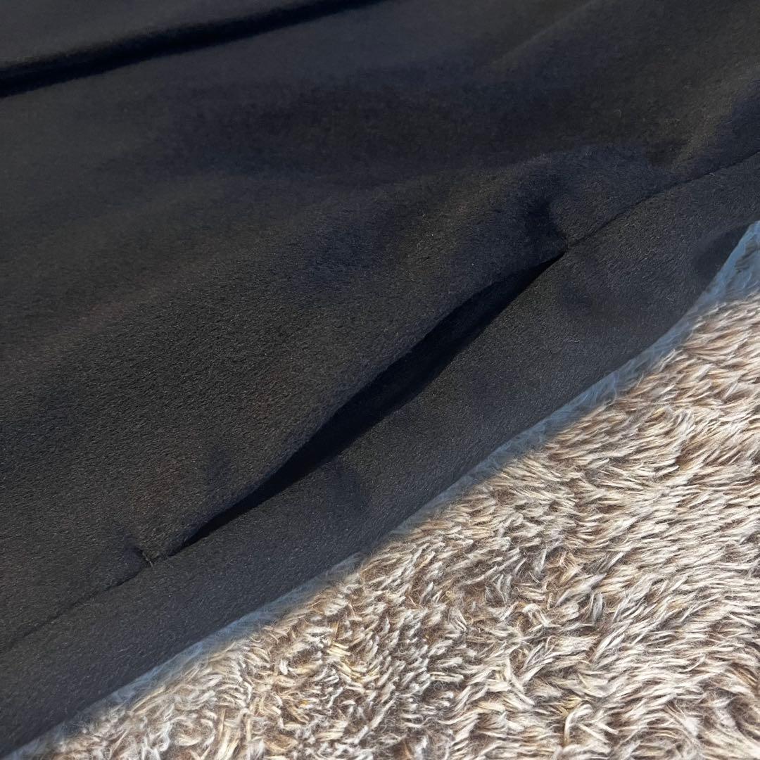 UNITED ARROWS 極美品　Aライン ノーカラー ミドル丈 コート