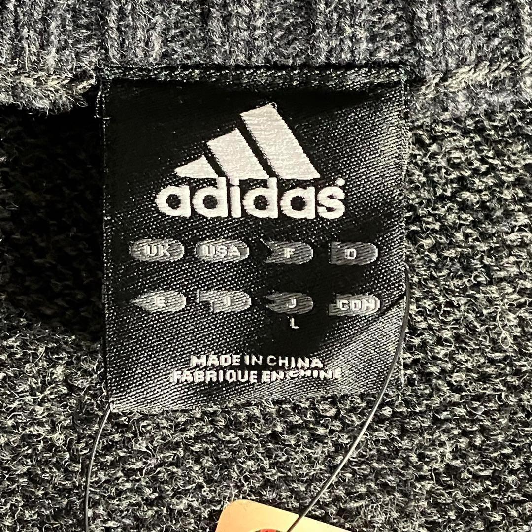 【新品タグ付き】adidas ドライバーズニット　ジャージ　刺繍　常田　グレー