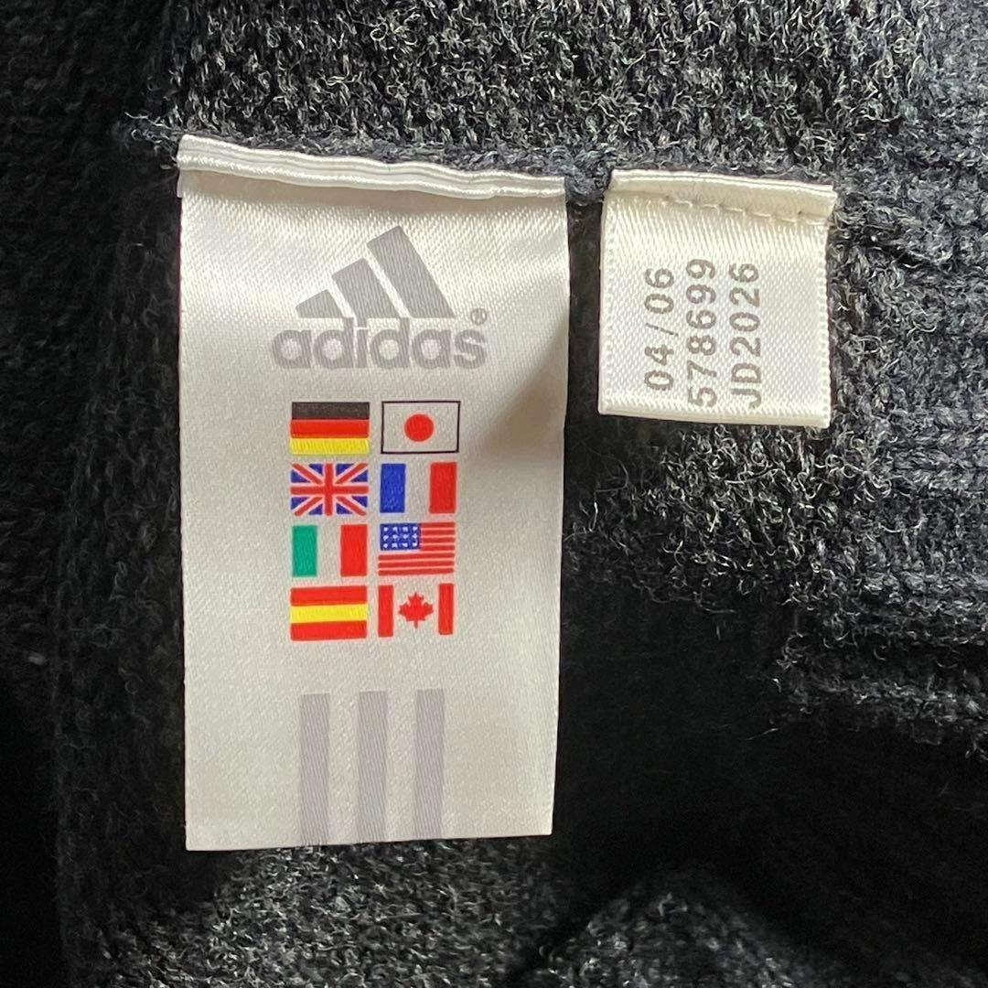 【新品タグ付き】adidas ドライバーズニット　ジャージ　刺繍　常田　グレー