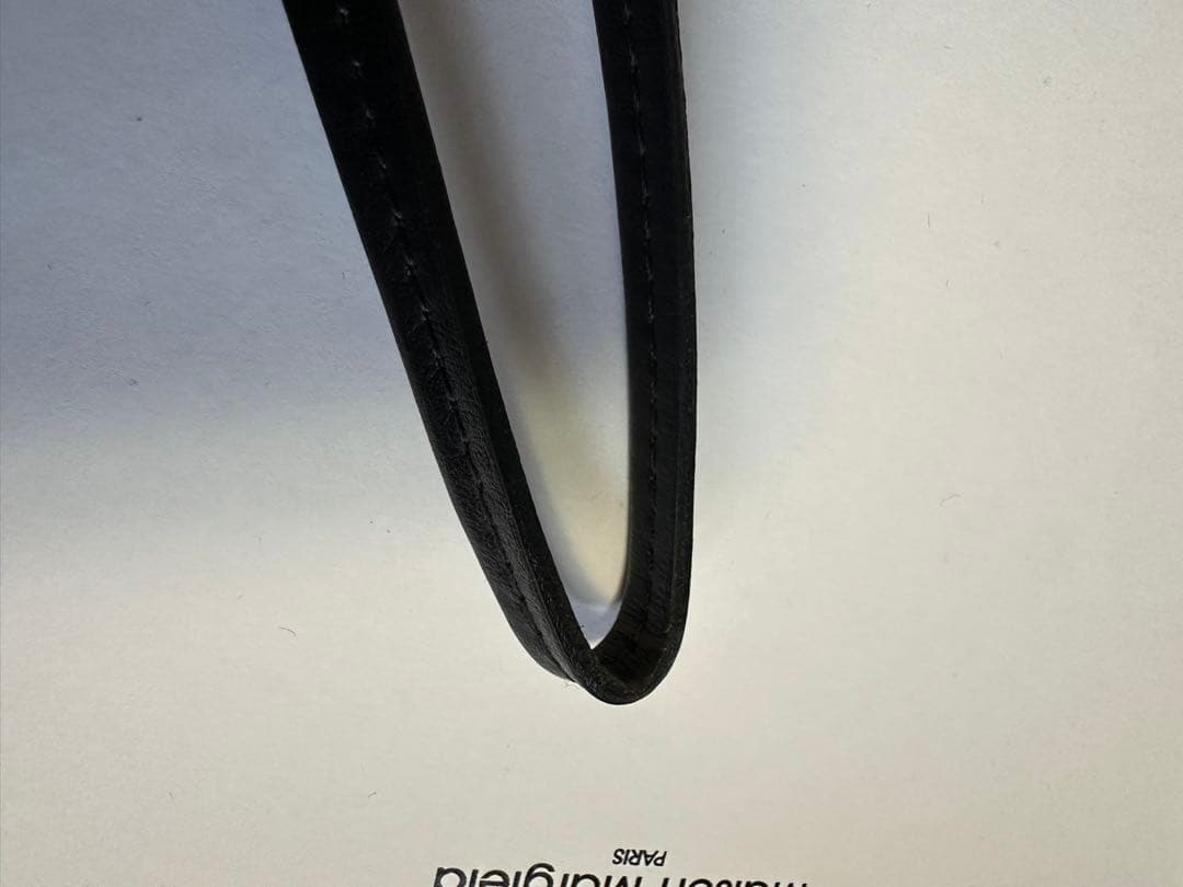 m*e様 MM６メゾンマルジェラ　ネックストラップ　レザーキーリング　クロシェッ