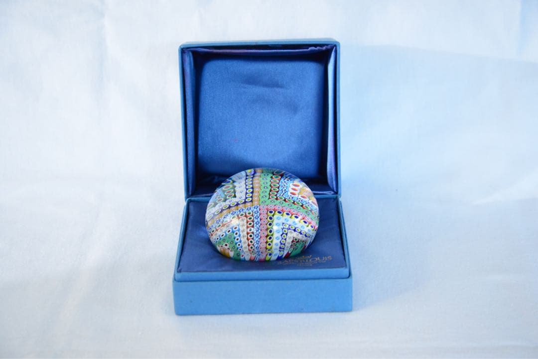 SAINT LOUIS ガラスペーパーウェイト多色