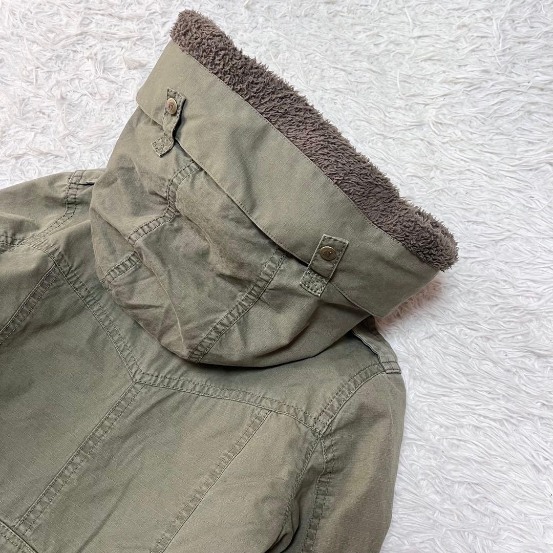 BURBERRY BLUE LABEL キルティングライナー付きモッズコート