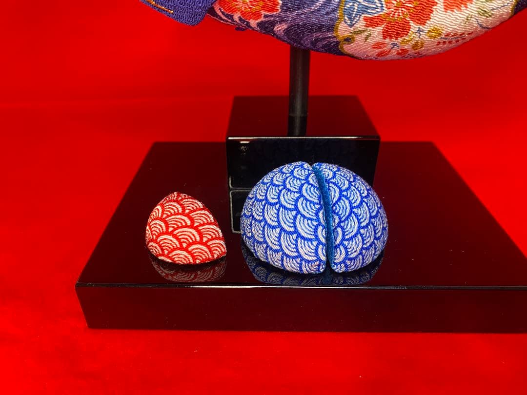 吊るし鯉のぼり　室内用　金彩縮緬