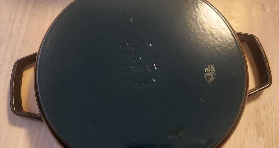 staub 両手フライパン ブラック 26cm IH対応 蓋付き ※箱なし