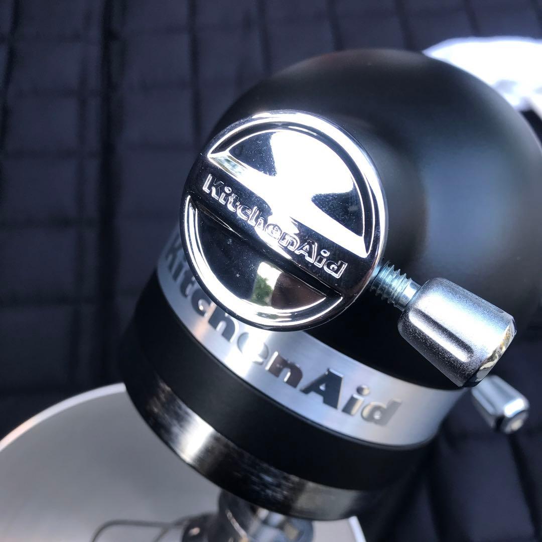 極美品 3.3Lブラック フードグラインダー付 キッチンエイド スタンドミキサー