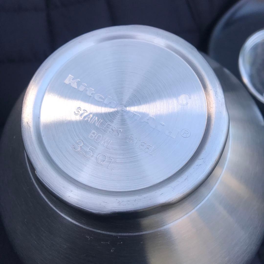 極美品 3.3Lブラック フードグラインダー付 キッチンエイド スタンドミキサー