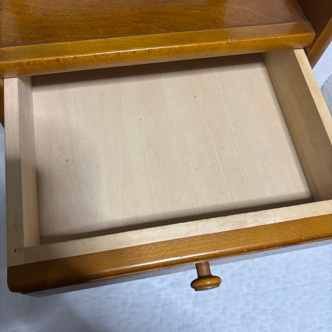 希少　karimoku カリモク オールドカリモク ラタン 籐 ミニキャビネット