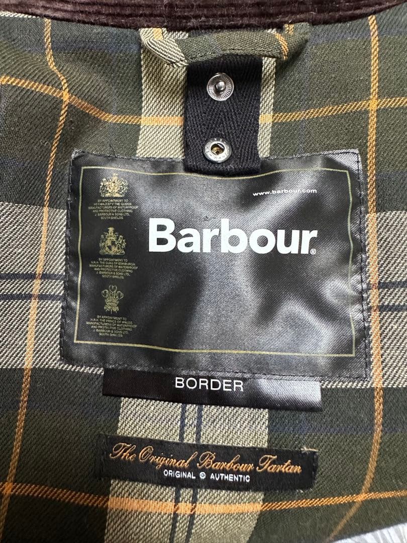 美品　Barbour BEDALE WAX ジャケット Sage 帽子付け