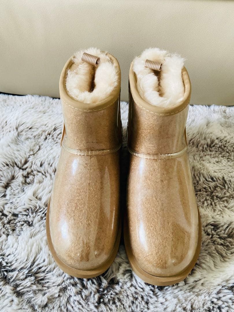 新品未使用‼️UGG アグ　クラシック クリア ミニ レインブーツ　レディース