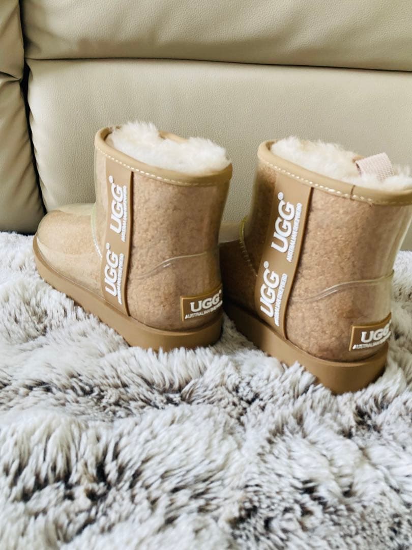 新品未使用‼️UGG アグ　クラシック クリア ミニ レインブーツ　レディース