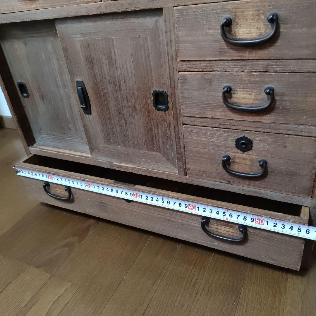 古家具 古道具 小さな和箪笥 古箪笥 引き出し 家具 アンティーク　昭和レトロ