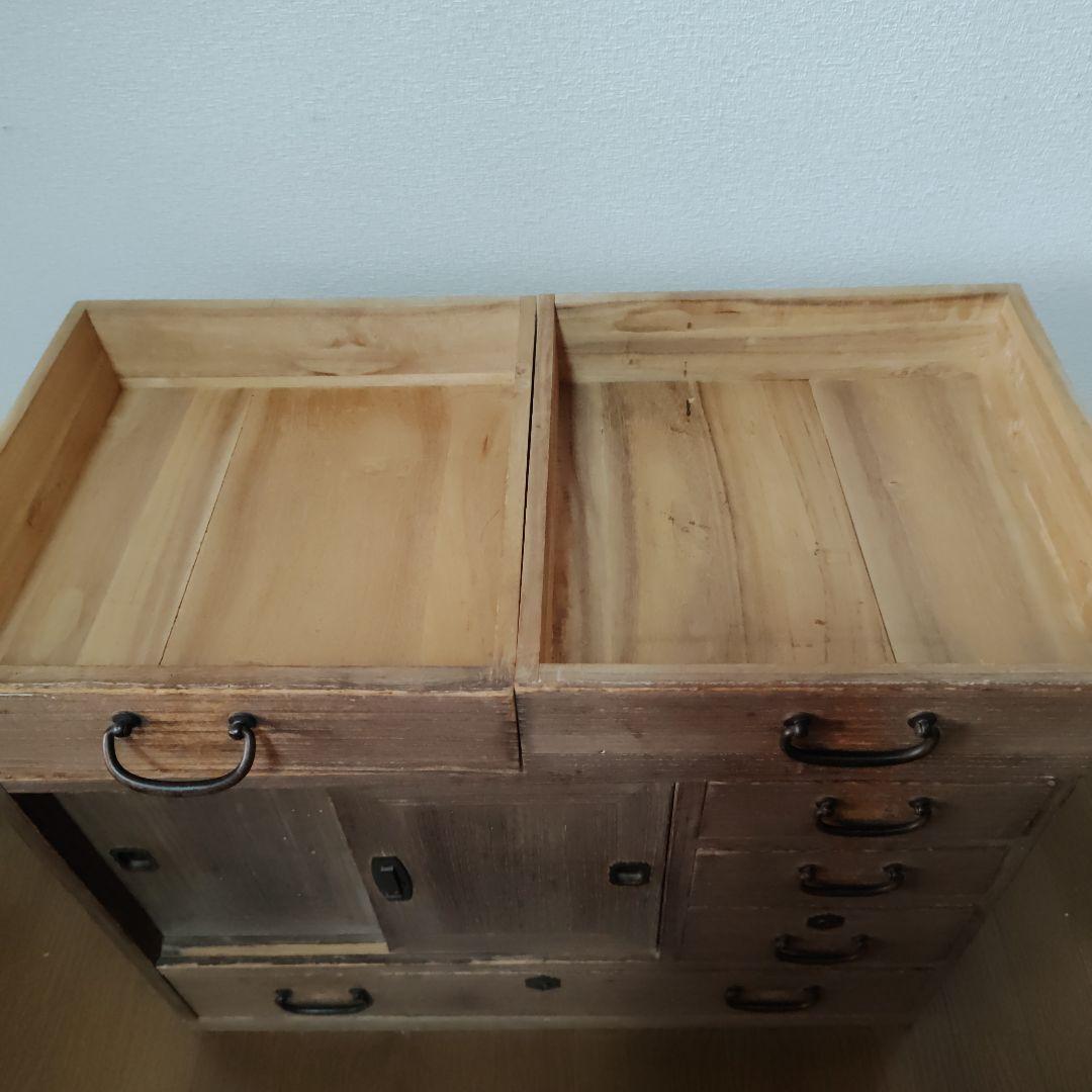古家具 古道具 小さな和箪笥 古箪笥 引き出し 家具 アンティーク　昭和レトロ