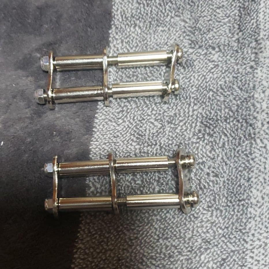 ニックス　ベルトループ黒&青　金具