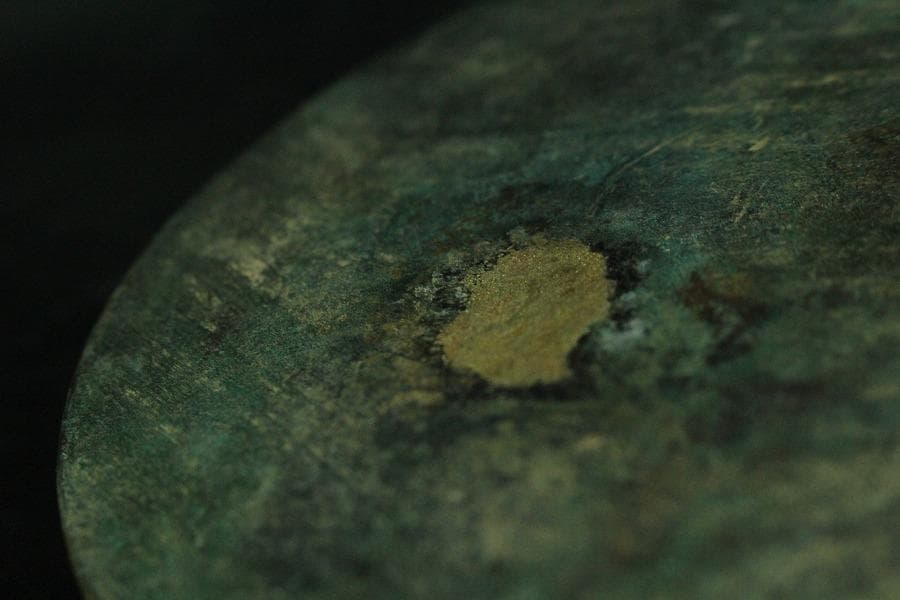 中国美術 古鏡 鳳獣紋 銅鏡(K-YC581)