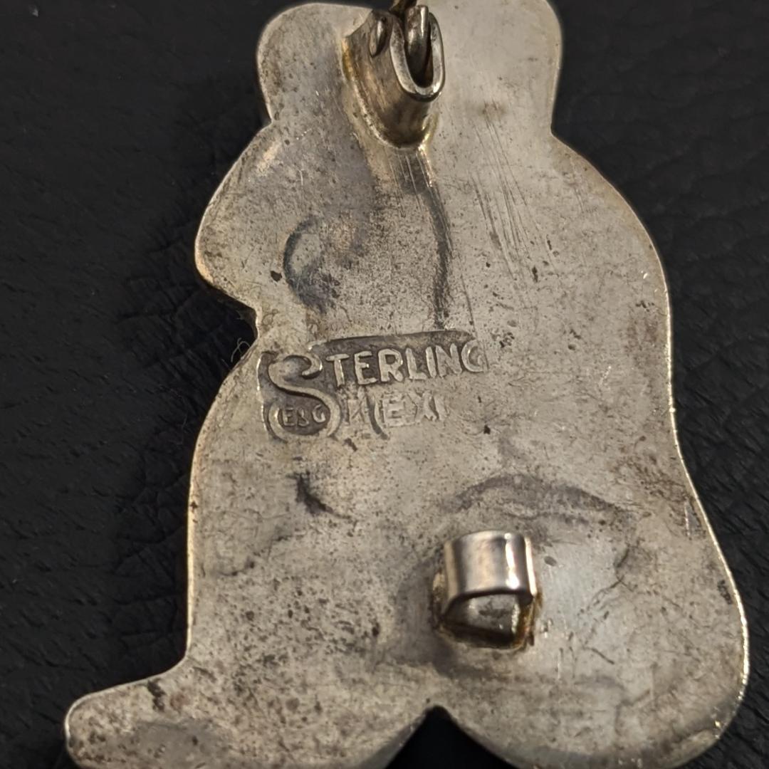 ヴィンテージ メキシカンシルバー925 sleeping man ブローチ 9g
