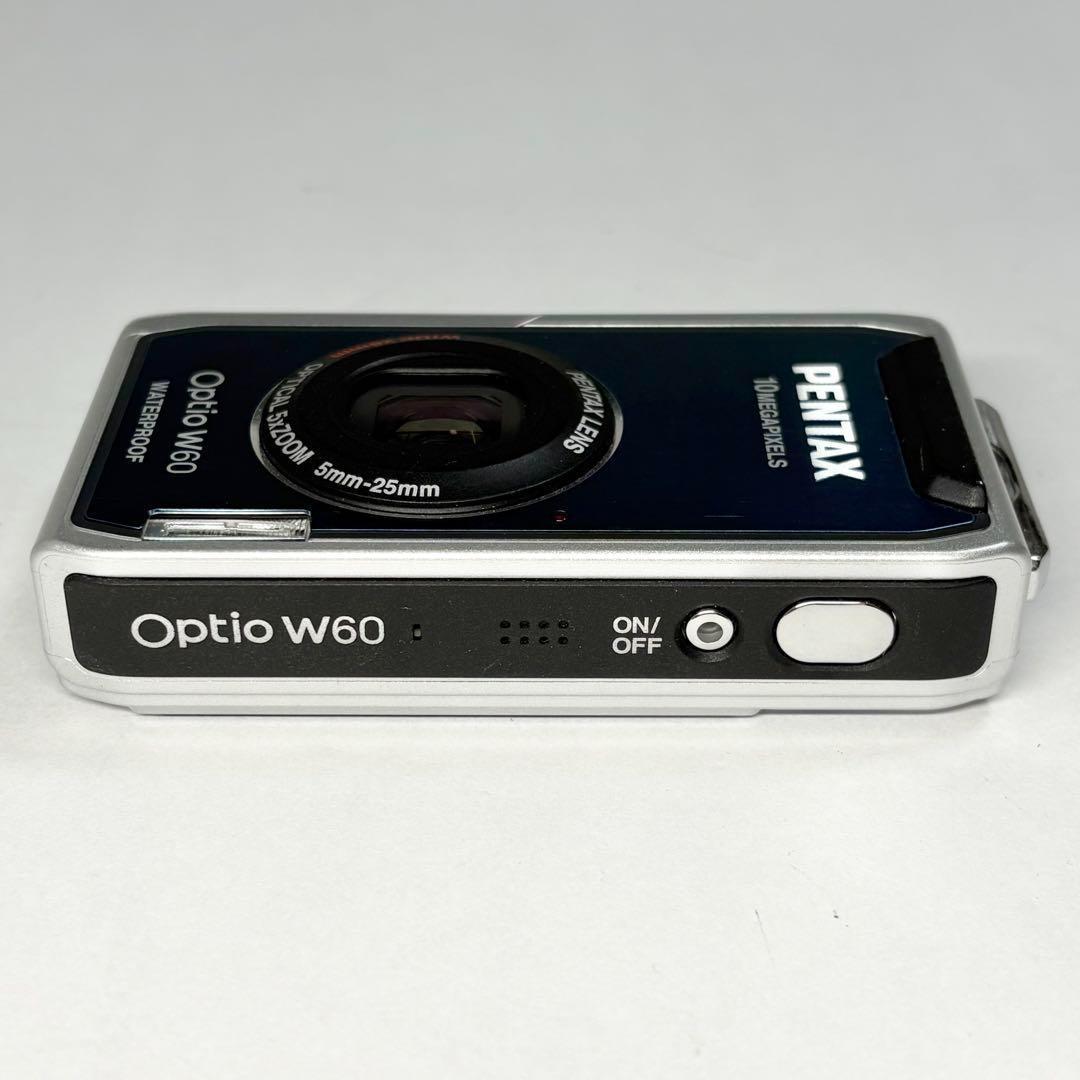 PENTAX ペンタックス Optio W60 ブルー オールドコンデジ