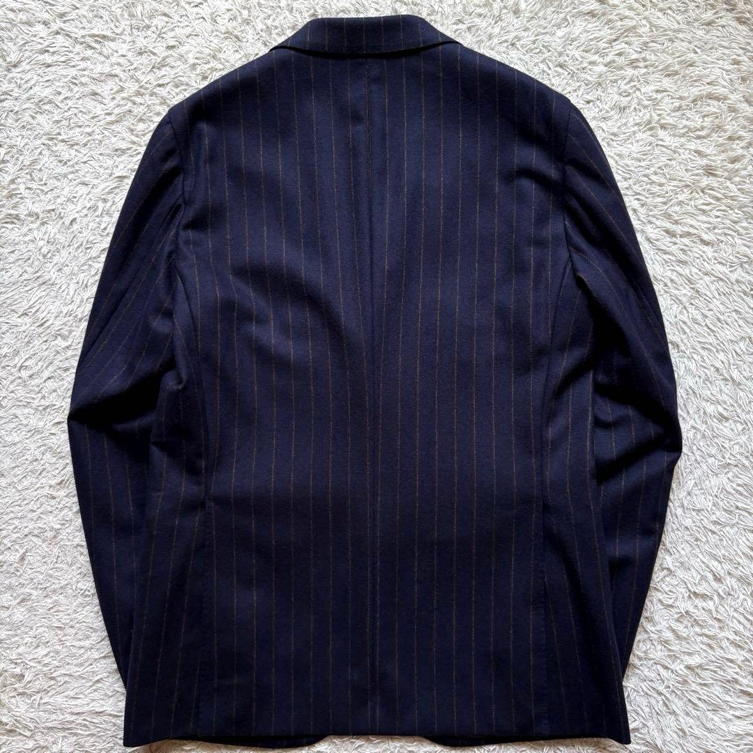★カノニコ Lサイズ★ONLY セットアップ スーツ 太ストライプ ネイビー