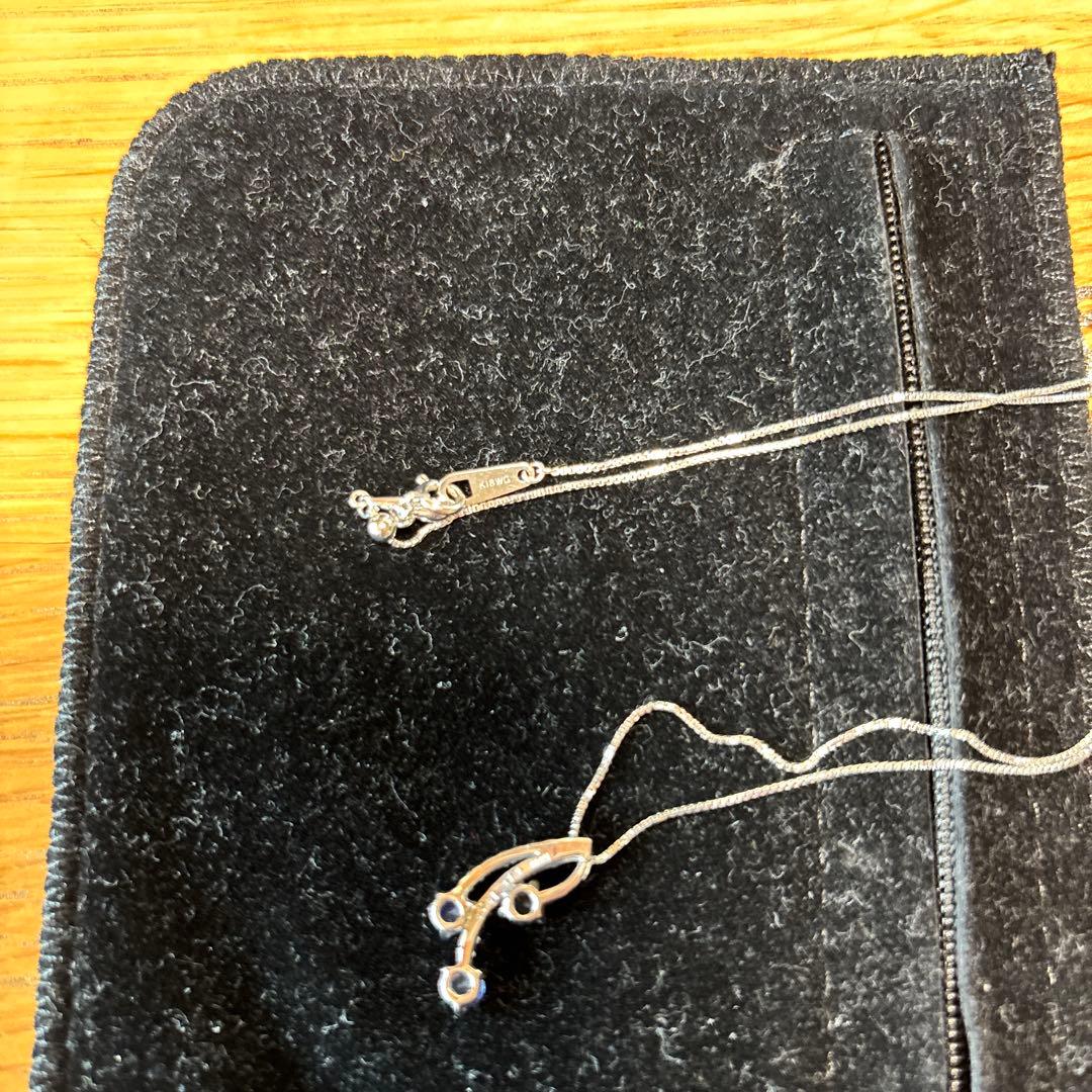 限界価格　K18WG サファイアリング・ネックレスセット