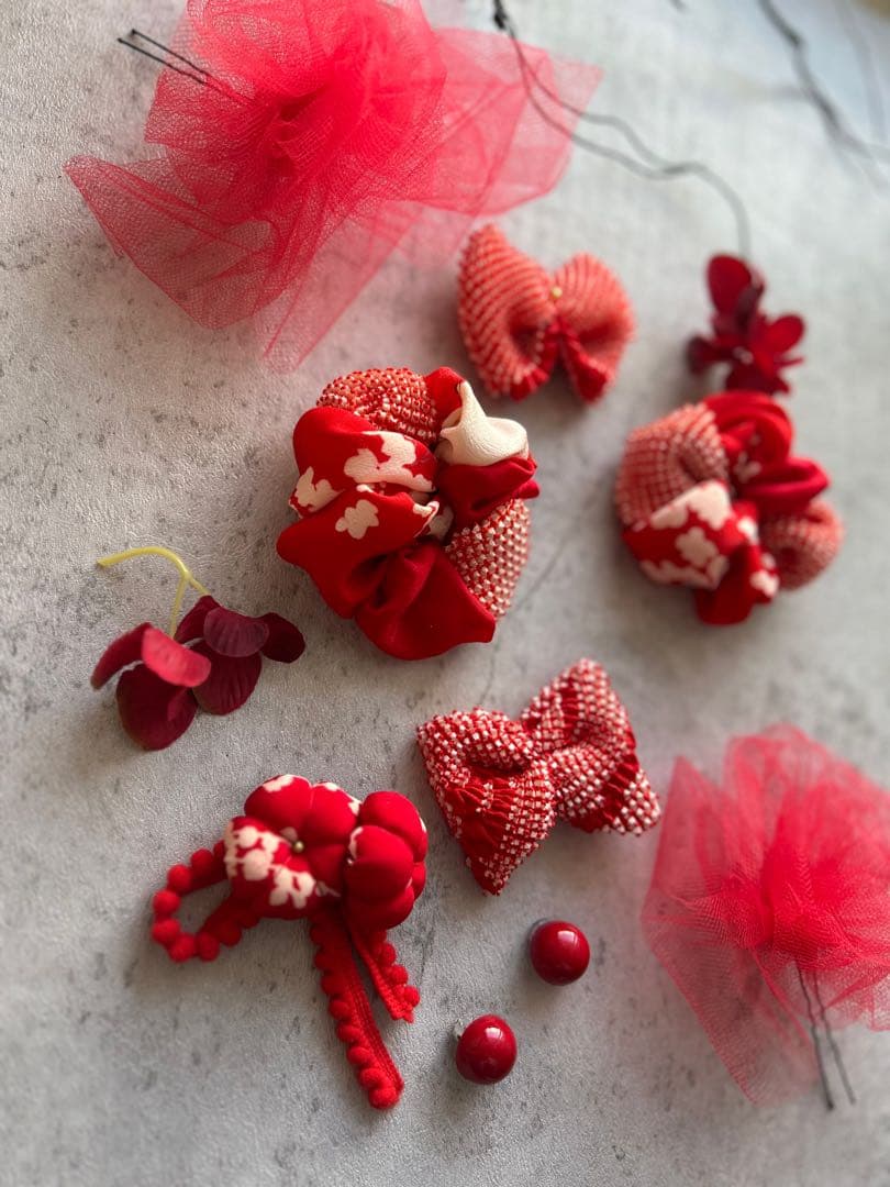 じゅり様order 七五三髪飾り　ヘッドドレス