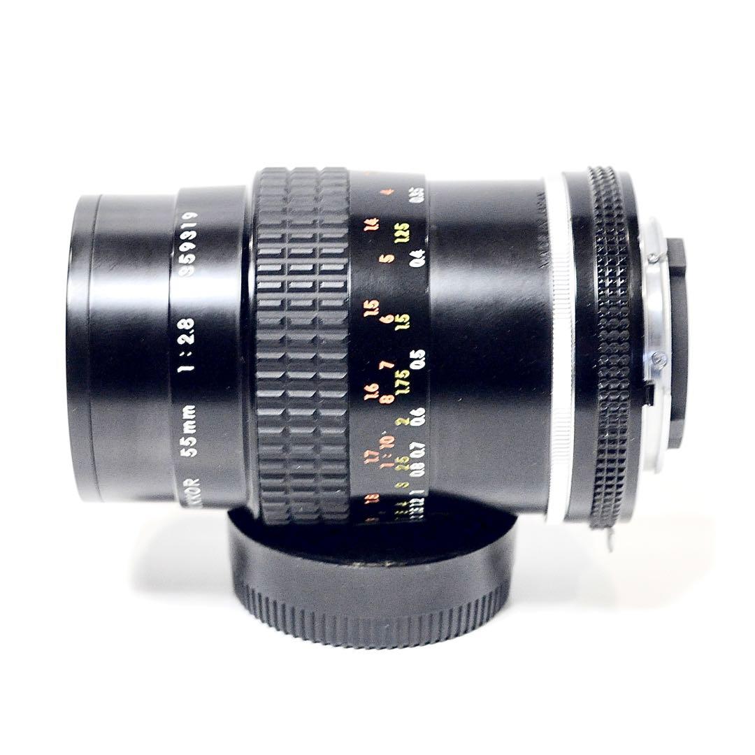 Nikon Ai-S Micro nikkor 55mm f/2.8 レンズ