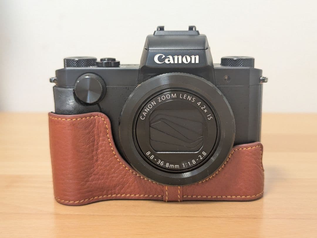 Canon G5 X 本革レザーケース付 G5X g5x g5 x