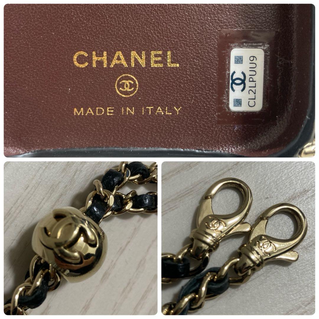 ✨極美品✨CHANEL　iPhone15Pro　ココマーク　マトラッセ　チェーン