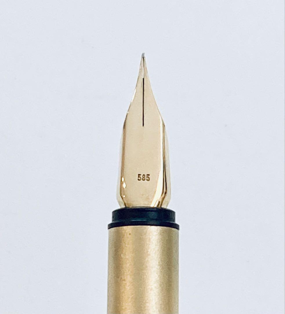 ペン先14金◆モンブラン 高級万年筆 ノブレスゴールドMONTBLANC 金張り