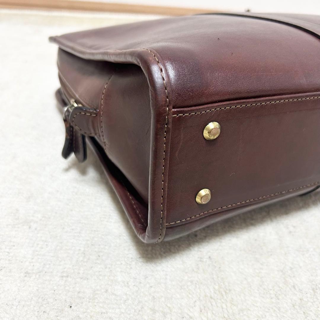 美品　インディード　ビジネスバック　BORSA ボルサ　ブリーフケース　レザー