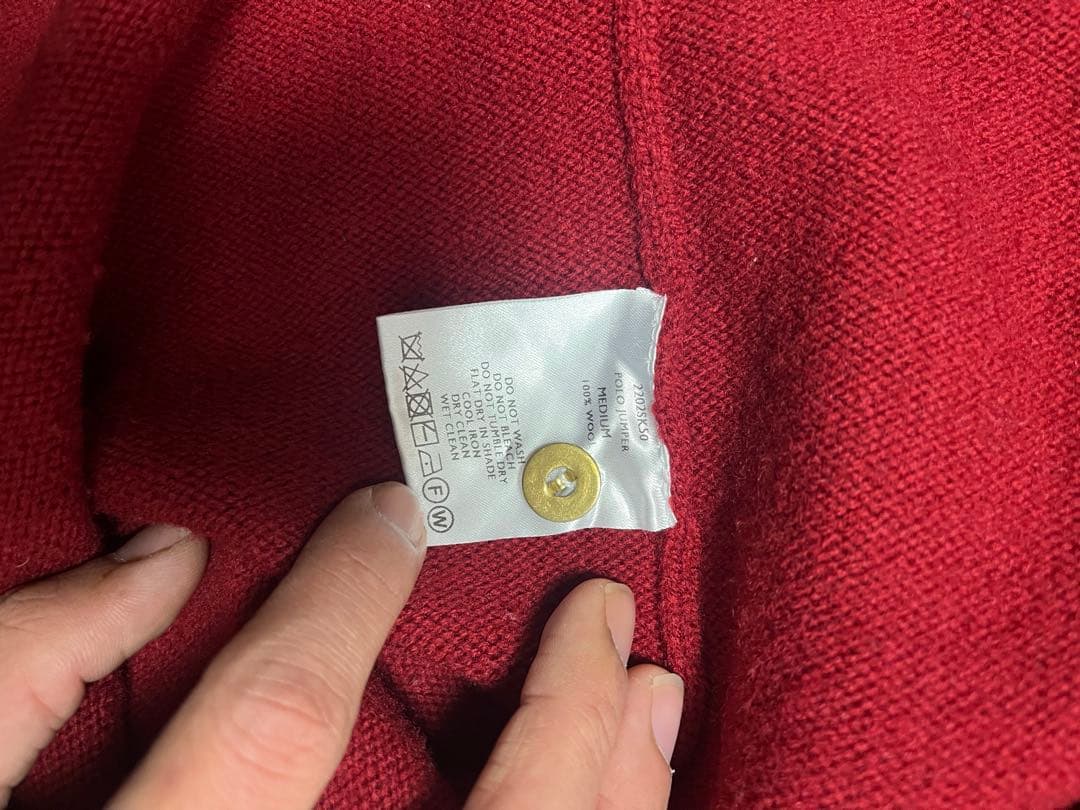 SHINYA KOZUKA シンヤコズカ　22AW　ポロジャンパー