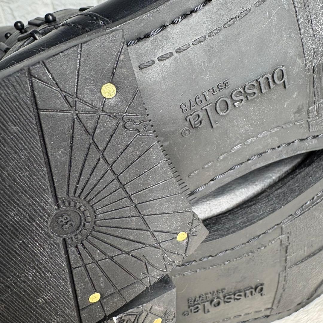 【未使用級】 bussola ロングブーツ エンジニア レザー 24.5