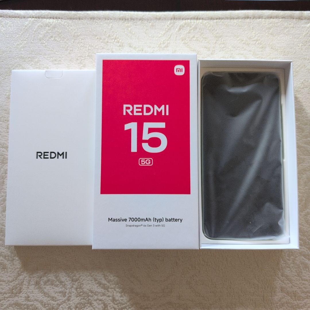 Xiaomi Redmi 15 5G グリーン 128GB　ソフトバンク②
