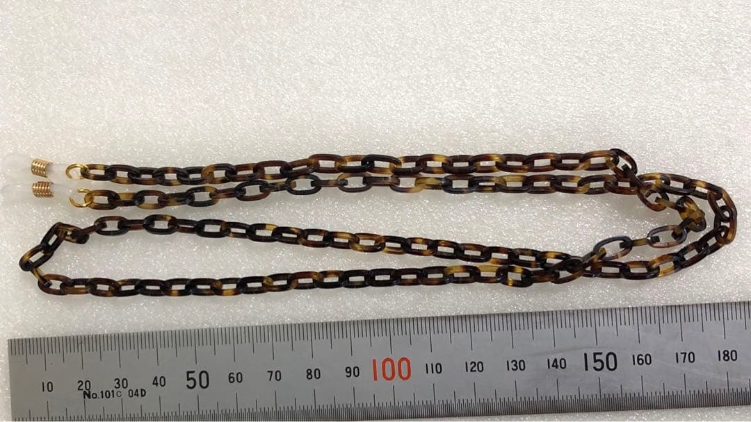 鼈甲　メガネ　チェーン