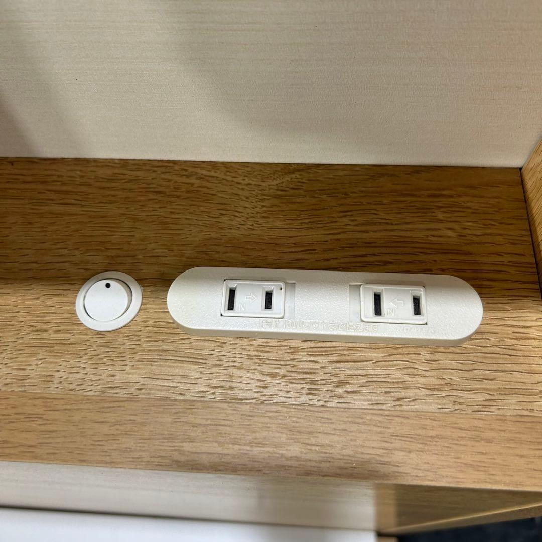 ニトリ ベッドフレーム シングル アザン浅型 コンセント付き 家具 d4490