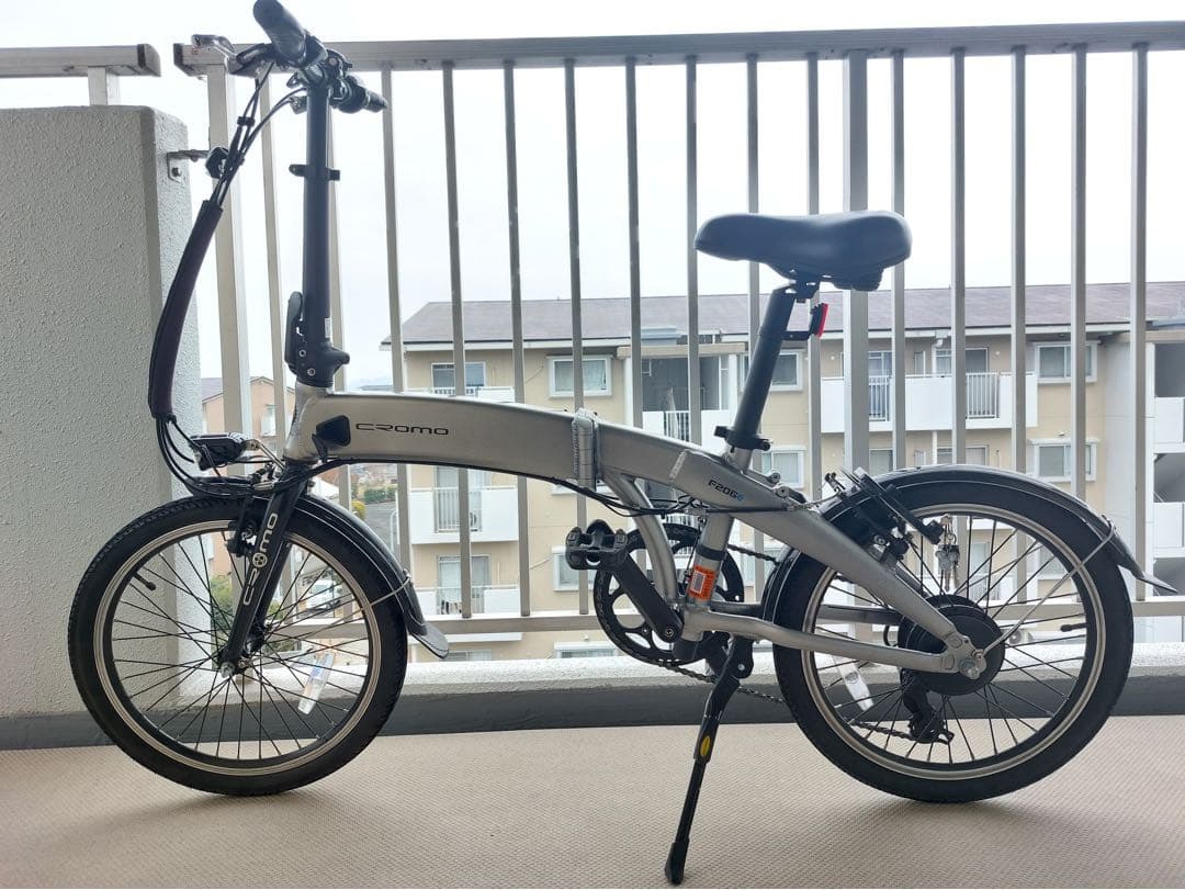 c-romo 折りたたみ自転車 シルバー