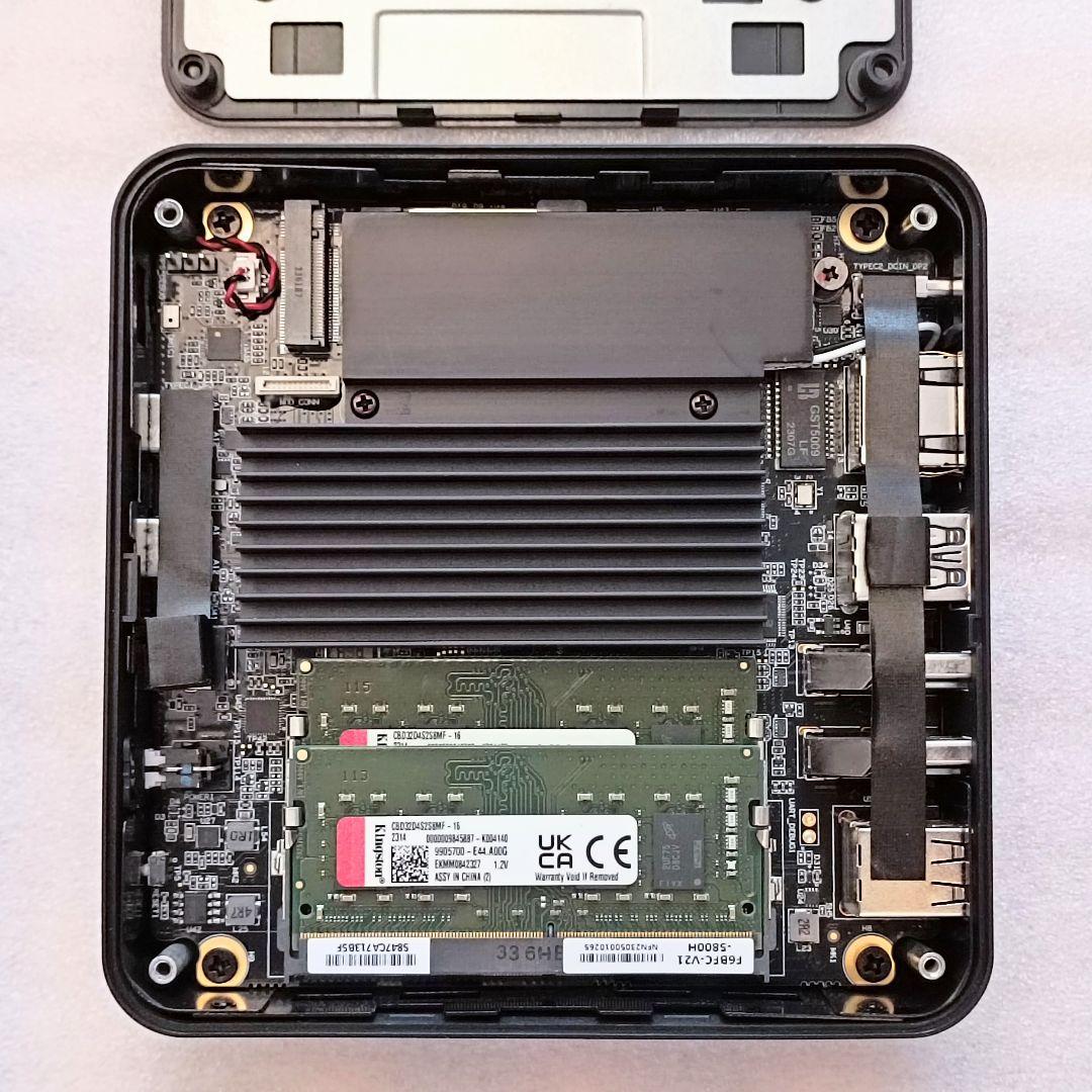 【ジャンク扱い】MINISFORUM UM580 RAM32GB