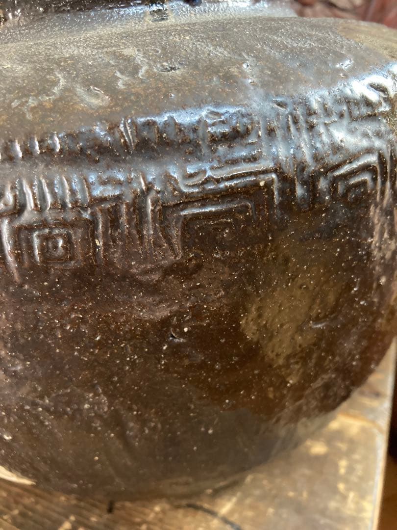 骨董 古常滑焼 壺 甕 花器 六古窯