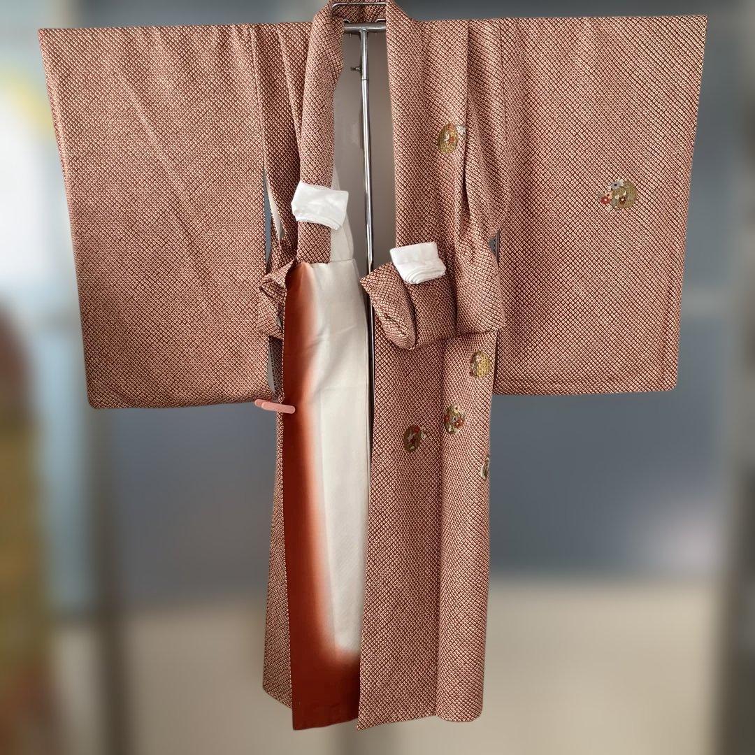 七五三　卒業式　正絹総絞り　着物