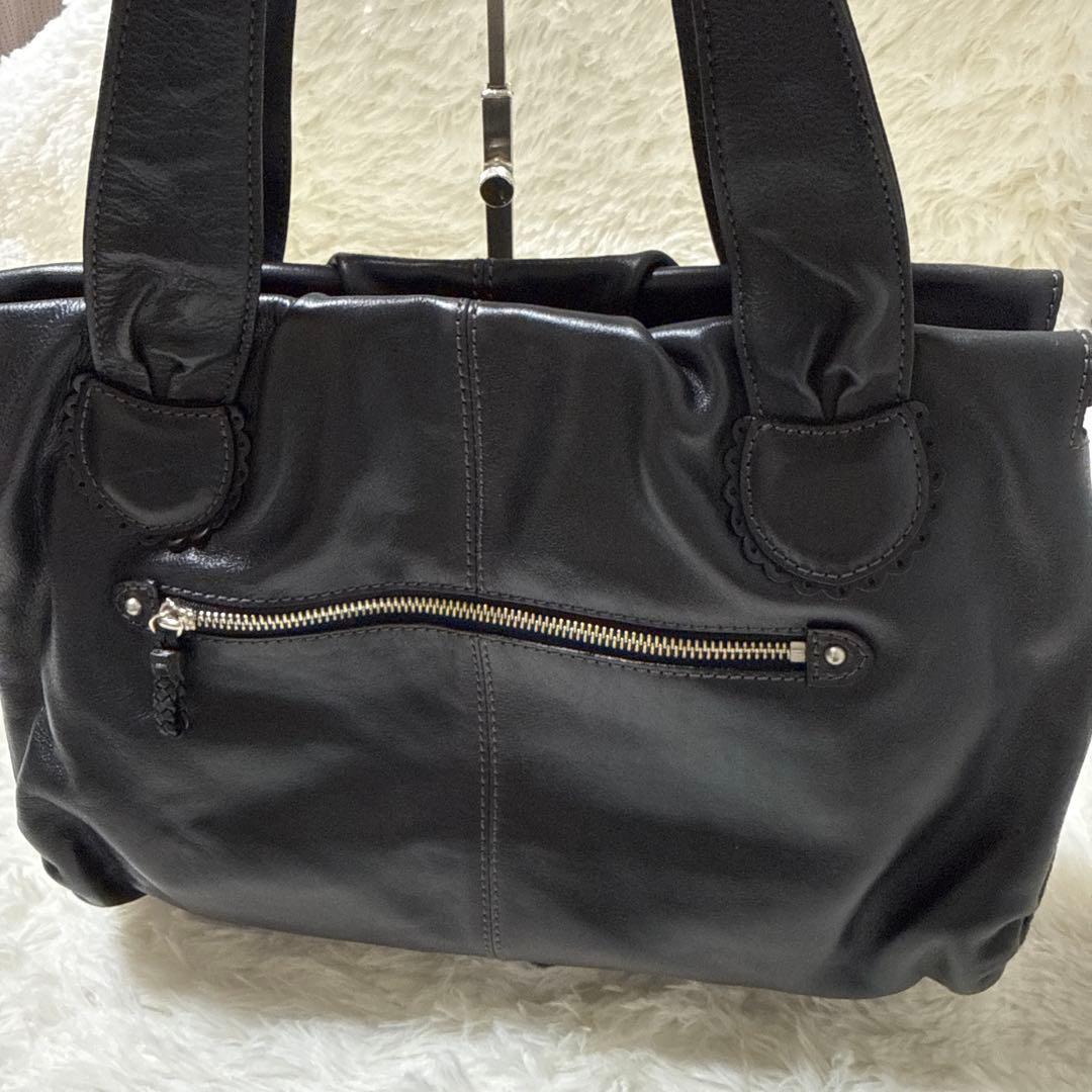 【ANNA SUI 】がま口 バッグ ブラック スタッズ☆美品☆