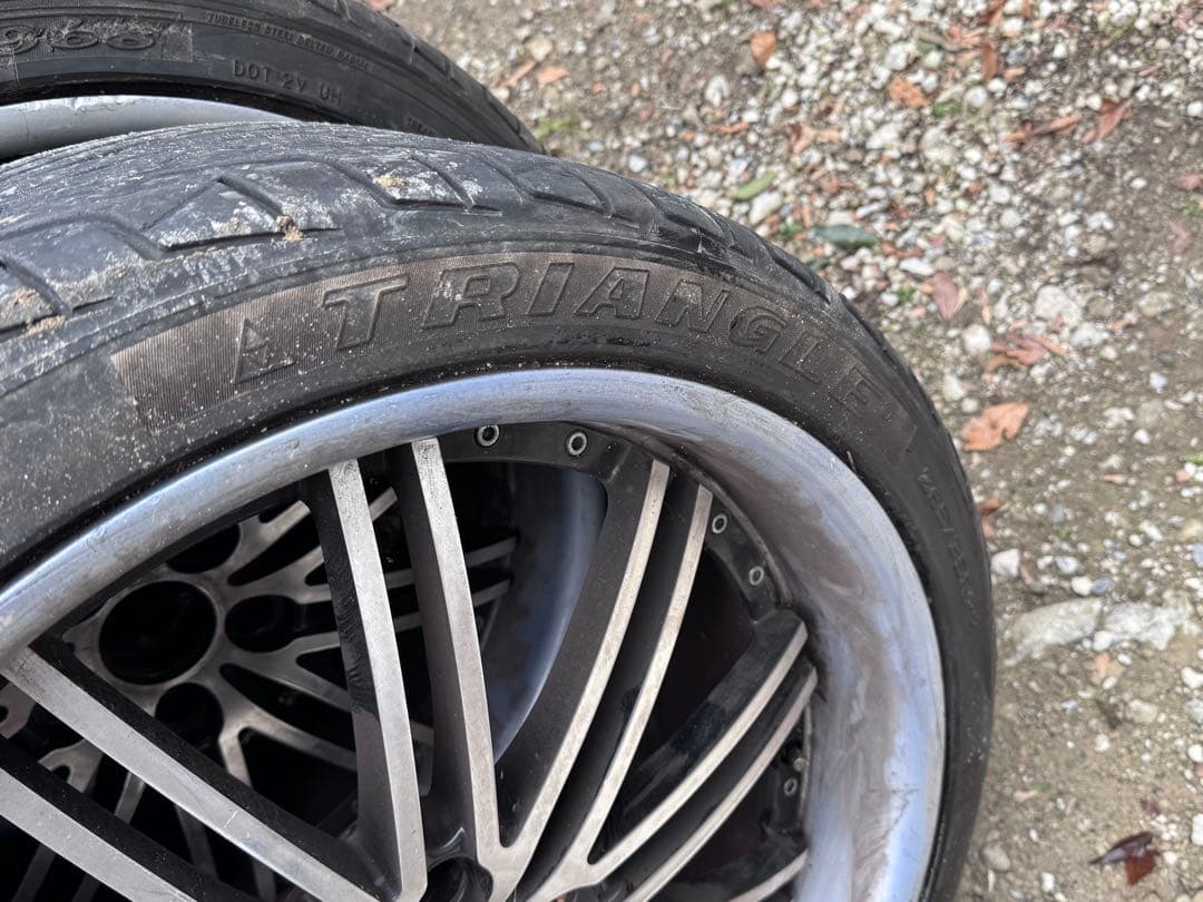 大*将様 アウディAUDI 114.3 22インチホイールセット 255/35R