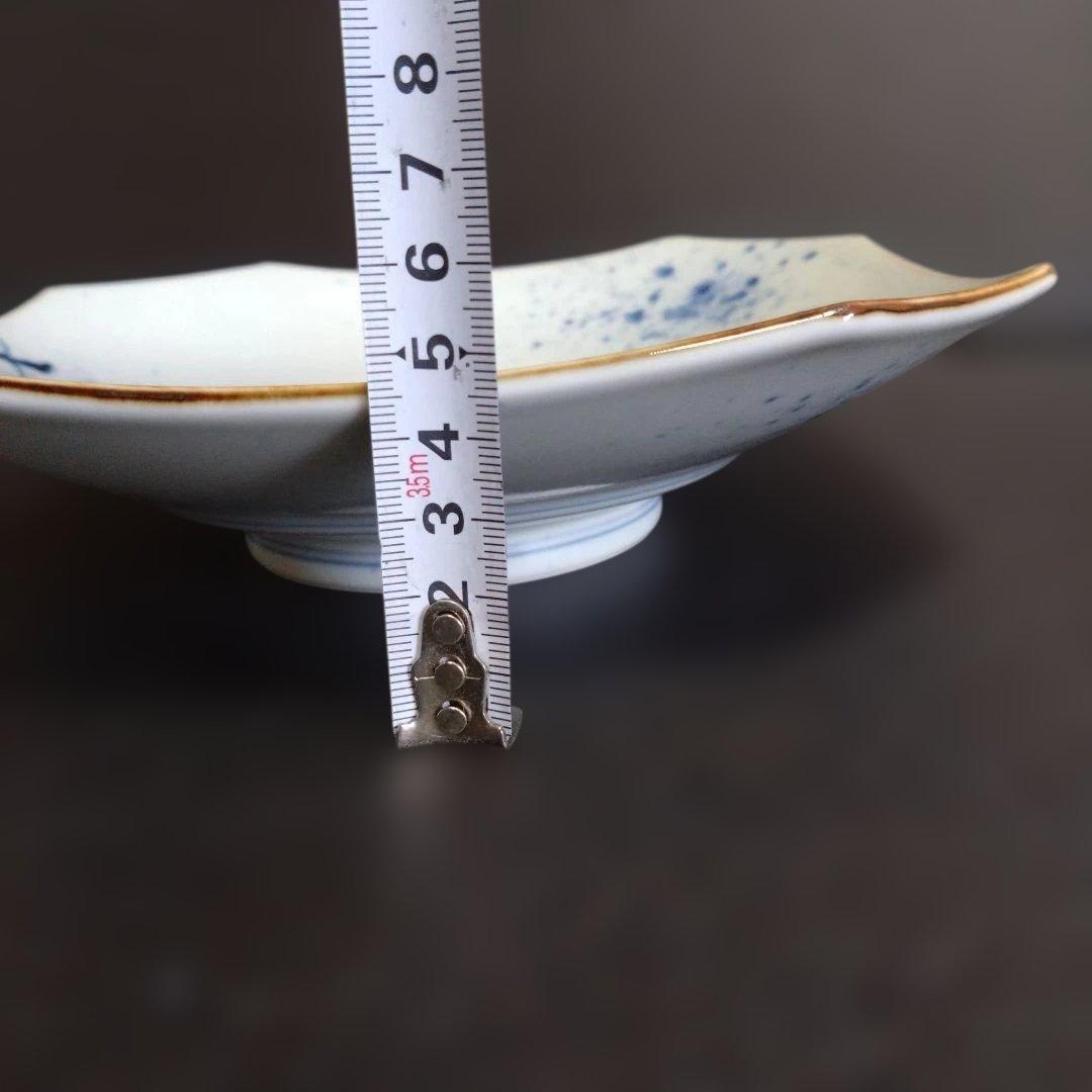 新品 有田焼 福泉窯 角皿　料亭　懐石料理