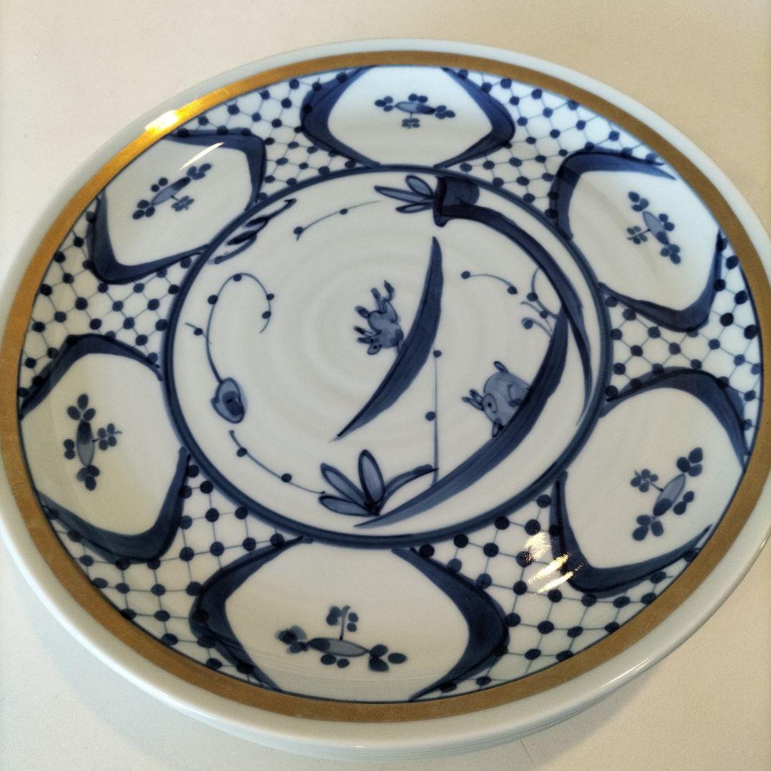 兎柄　大皿10枚セット