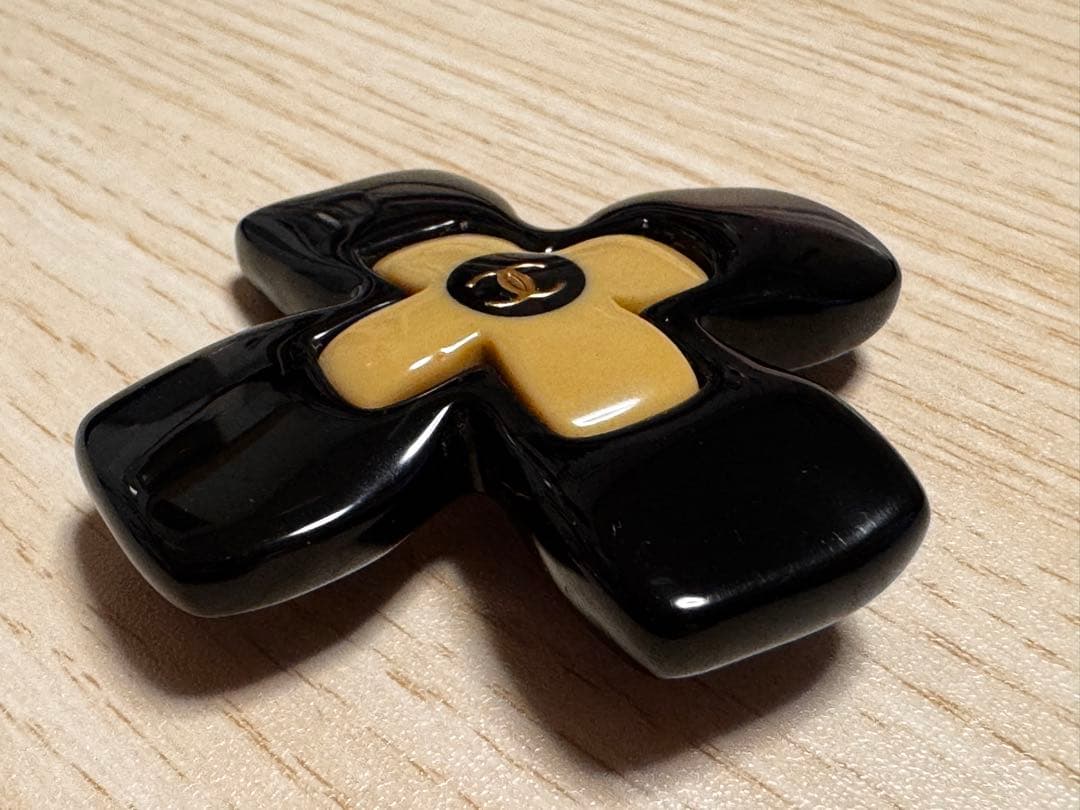 CHANEL ヴィンテージブローチ　クロスデザイン　CCマーク