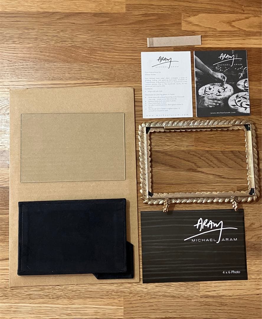 MICHAEL ARAM フォトフレーム ゴールド マイケルアラム 写真たて