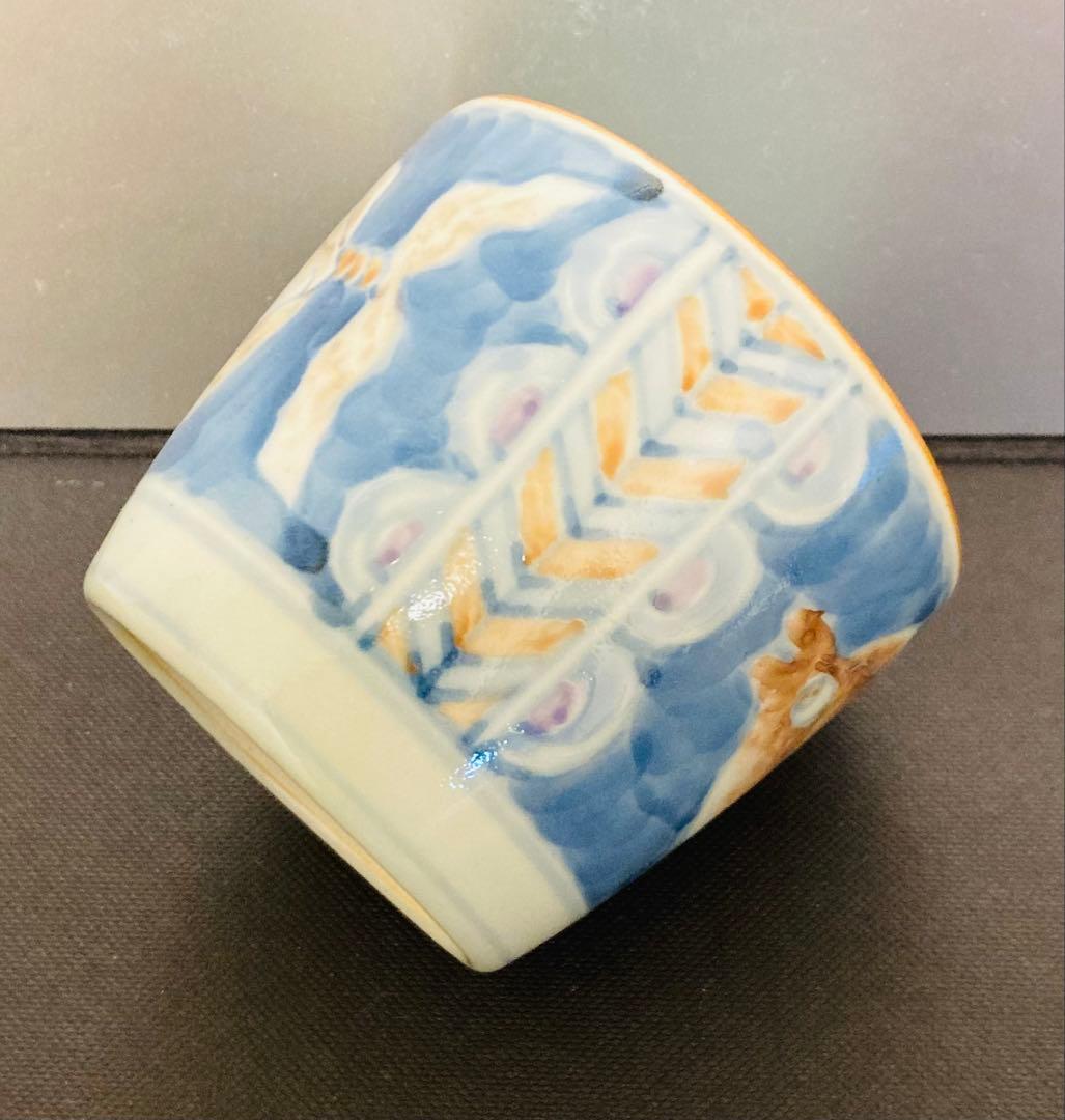 佐藤走波（五代）染錦　絵変り①　5客　蕎麦猪口